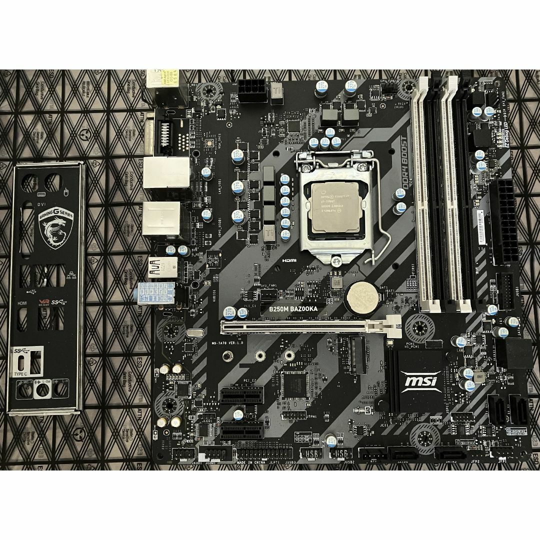 PCパーツ intel - intel i7 7700T + MSI B250M Bazooka