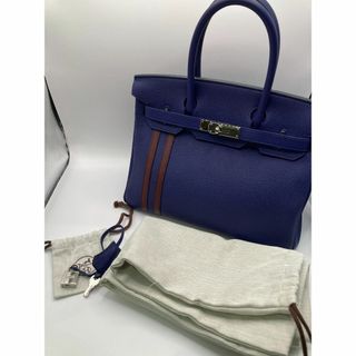 エルメス(HERMES)の【美品】エルメス バーキン30 トゴ オフィサー ブルーアンクル C刻印(ハンドバッグ)