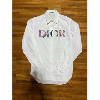 DIOR HOMME - Dior ディオール フラワーロゴ刺繍 メンズ シャツ DIOR HOMME - Dior ディオール フラワーロゴ刺繍 メンズ シャツ