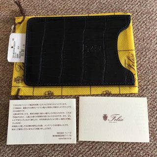 フェリージ(Felisi)の▫︎フェリージ▫︎スマホケース・ネイビー(新品)(iPhoneケース)