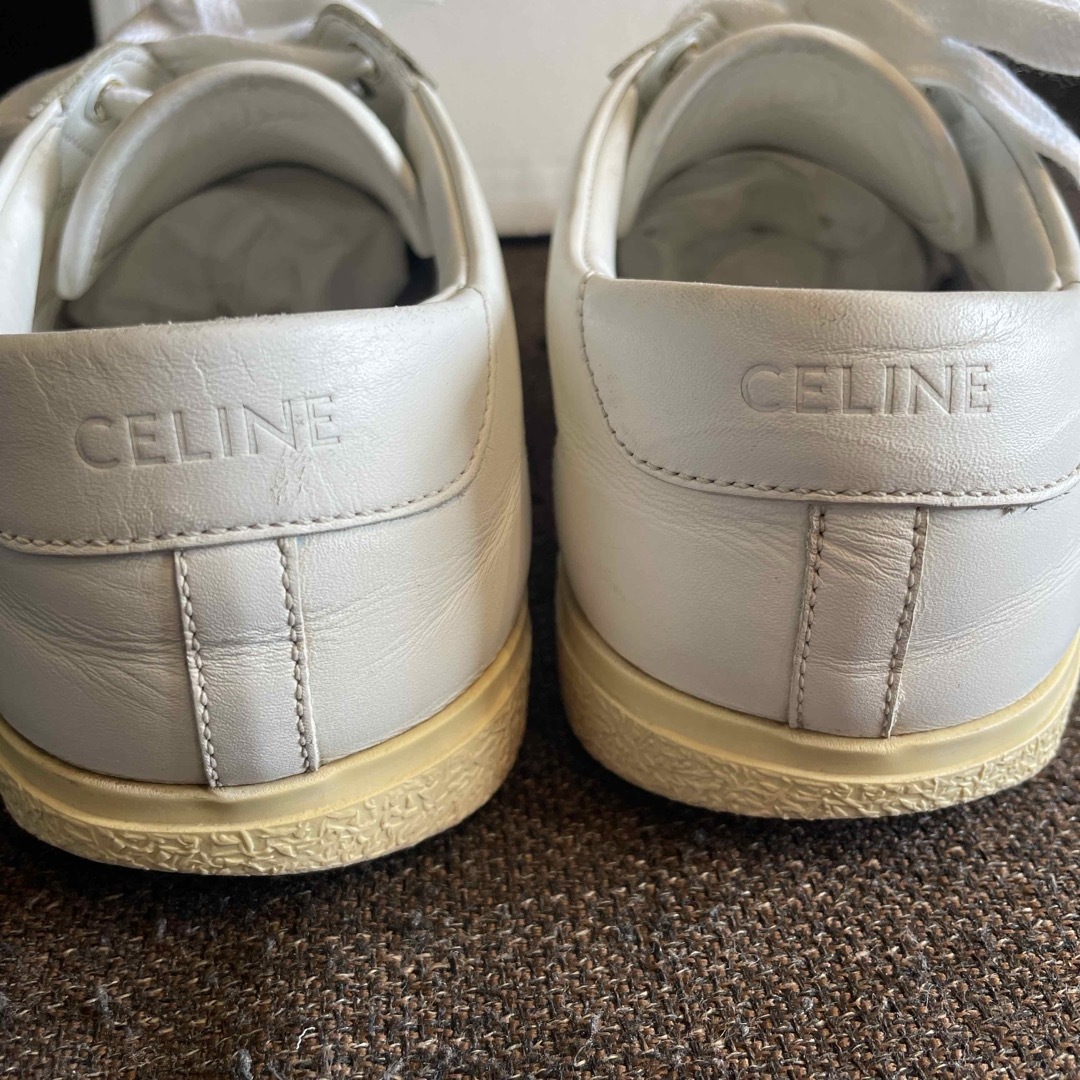 CELINE - CELINE ホワイト スニーカー トリオンフ の通販 by JP CELINE - CELINE ホワイト スニーカー トリオンフ の通販 by JP