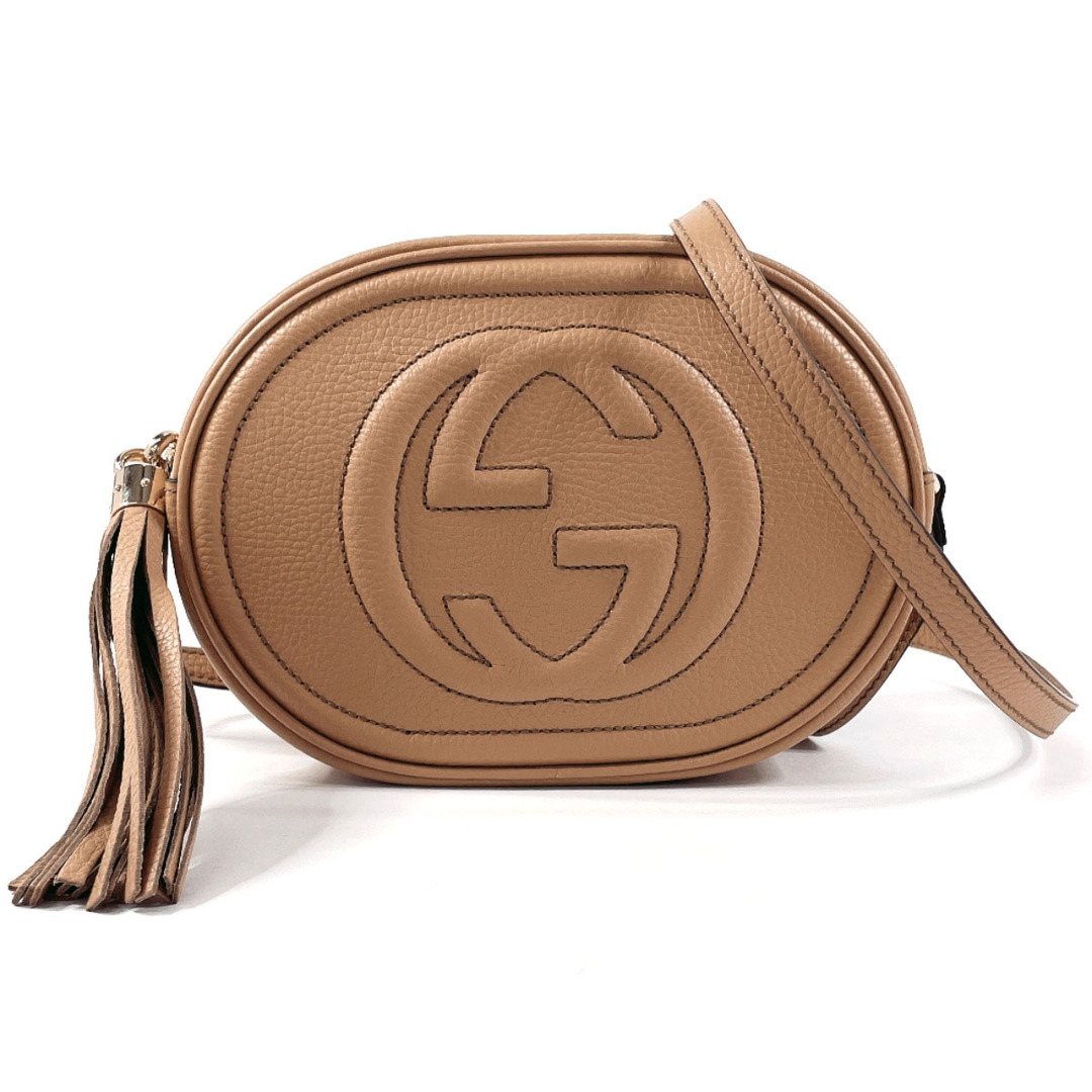 GUCCI - グッチ ショルダーバッグ ソーホー 747779 ベージュの GUCCI - グッチ ショルダーバッグ ソーホー 747779 ベージュの