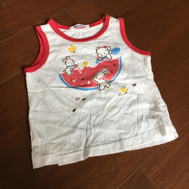 familiar(ファミリア)のファリミア☆タンクトップ キッズ/ベビー/マタニティのキッズ服女の子用(90cm~)(Tシャツ/カットソー)の商品写真