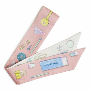 HERMES - ☆未使用☆ エルメス HERMES ツイリー 馬着 ピンク HERMES - ☆未使用☆ エルメス HERMES ツイリー 馬着 ピンク