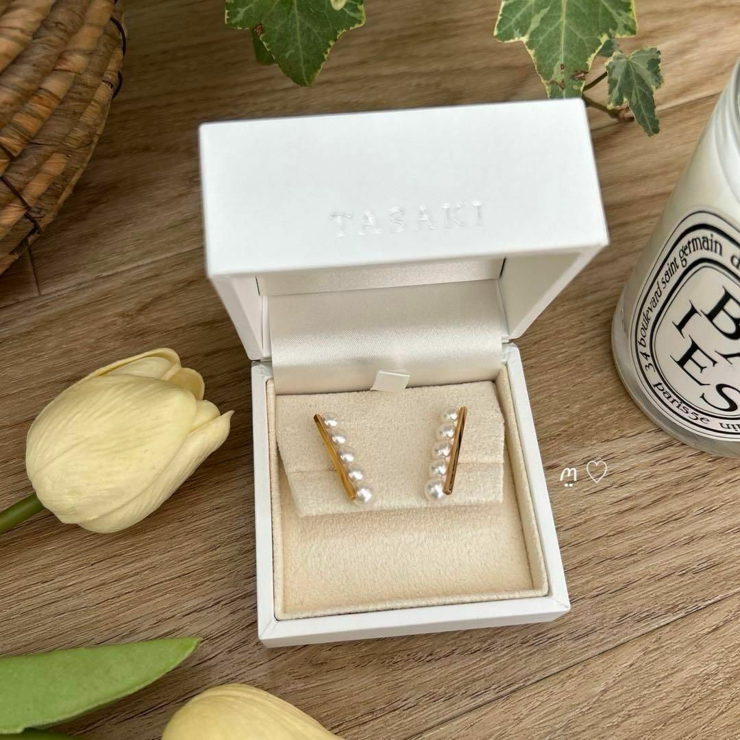 TASAKI - TASAKIタサキ バランスプラスイヤリング ピアス あこや TASAKI - TASAKIタサキ バランスプラスイヤリング ピアス あこや