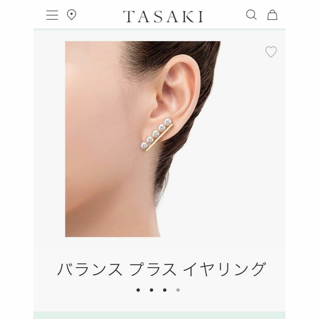 TASAKI - TASAKIタサキ バランスプラスイヤリング ピアス あこや TASAKI - TASAKIタサキ バランスプラスイヤリング ピアス あこや