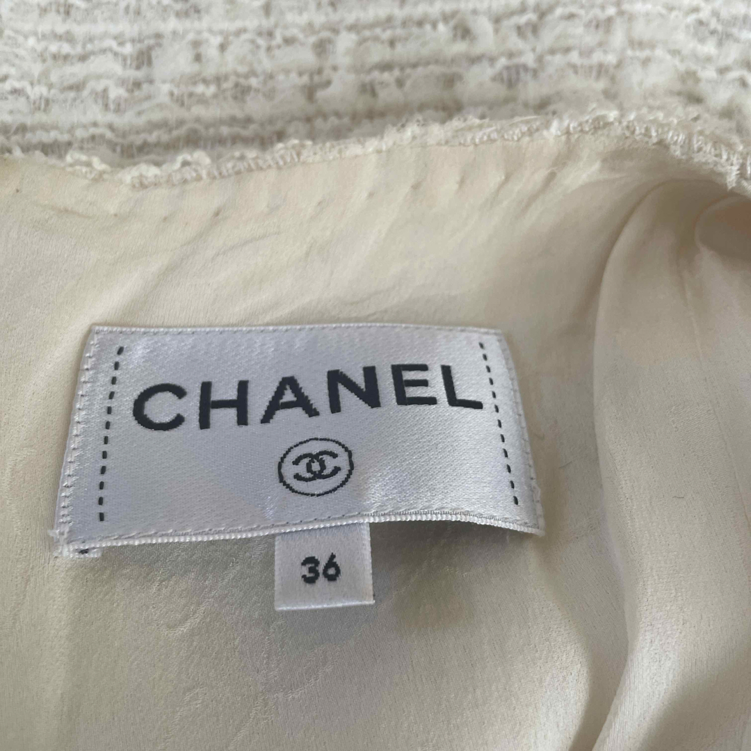 CHANEL - CHANEL ツイードワンピース36の通販 by honey's shop CHANEL - CHANEL ツイードワンピース36の通販 by honey's shop