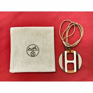 HERMES - ⭐️未使用⭐️ エルメス ネックレス Hエキップ ピンク HERMES - ⭐️未使用⭐️ エルメス ネックレス Hエキップ ピンク