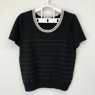 アリスバーリー(Aylesbury)の【Aylesbury】アリスバーリー 半袖　黒　Lサイズ　レディース　(カットソー(半袖/袖なし))