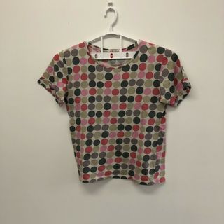 キャシャレル(cacharel)の【cacharel 】キャシャレル Tシャツ 半袖トップス 総柄トップス L(Tシャツ(半袖/袖なし))