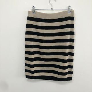 ティアラ(tiara)の【TIARA）】ティアラ ベージュ　スカート　ボーダー　レディース(その他)