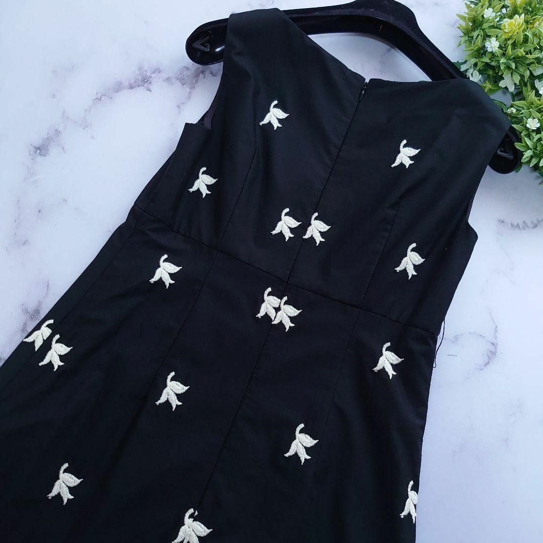 Sybilla - シビラ ドレス 総刺繍 花柄 フレアワンピース 膝丈 Sybilla - シビラ ドレス 総刺繍 花柄 フレアワンピース 膝丈