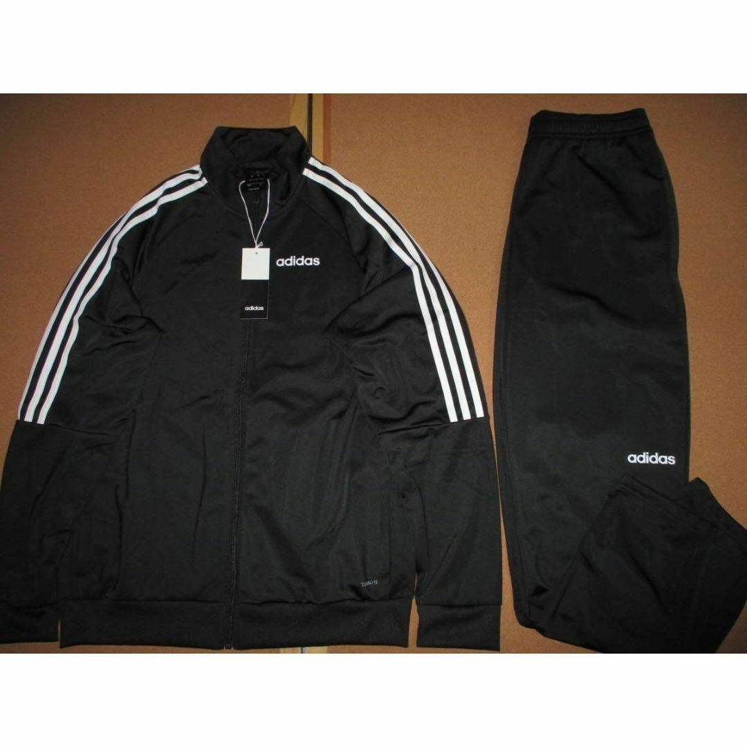 adidas - XL アディダス 定番 ジャージ 上下セット 黒 ブラック adidas - XL アディダス 定番 ジャージ 上下セット 黒 ブラック
