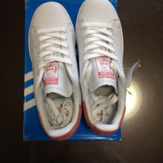 アディダス(adidas)のadidas 　スタンスミス　ピンク　22.5(スニーカー)