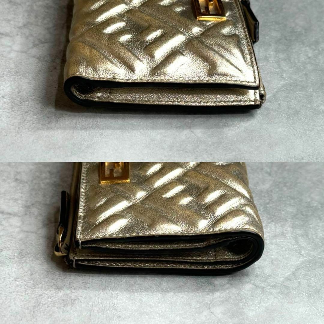FENDI - 【希少/付属品完備】 FENDI / バゲットコンパクトジップ FENDI - 【希少/付属品完備】 FENDI / バゲットコンパクトジップ