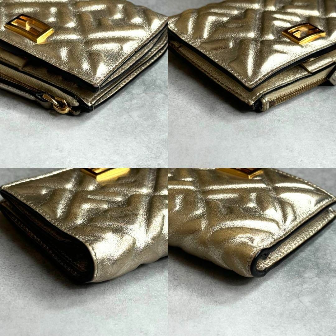 FENDI - 【希少/付属品完備】 FENDI / バゲットコンパクトジップ FENDI - 【希少/付属品完備】 FENDI / バゲットコンパクトジップ