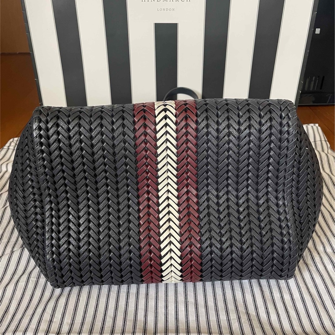 ANYA HINDMARCH - アニヤハインドマーチ ニーソンスクエアトート ANYA HINDMARCH - アニヤハインドマーチ ニーソンスクエアトート
