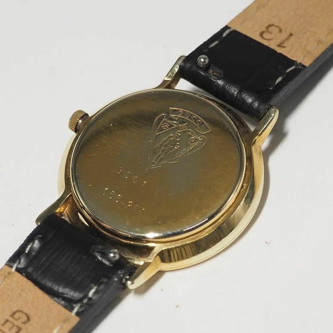 GUCCI - 美品 グッチ GUCCI ローマン 新品革ベルト ゴールド GUCCI - 美品 グッチ GUCCI ローマン 新品革ベルト ゴールド