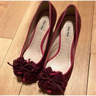 MIU MIU - お値下げ 美品!MIUMIU ミュウミュウ シルバー MIU MIU - お値下げ 美品!MIUMIU ミュウミュウ シルバー