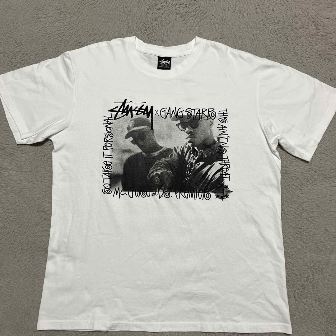 STUSSY - STUSSY GANGSTARR ギャングスター tシャツ M フォトt STUSSY - STUSSY GANGSTARR ギャングスター tシャツ M フォトt