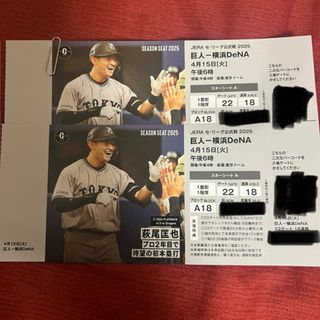読売ジャイアンツ - 【オーロラシートB】プロ野球ペアチケット 読売ジャイアンツ - 【オーロラシートB】プロ野球ペアチケット