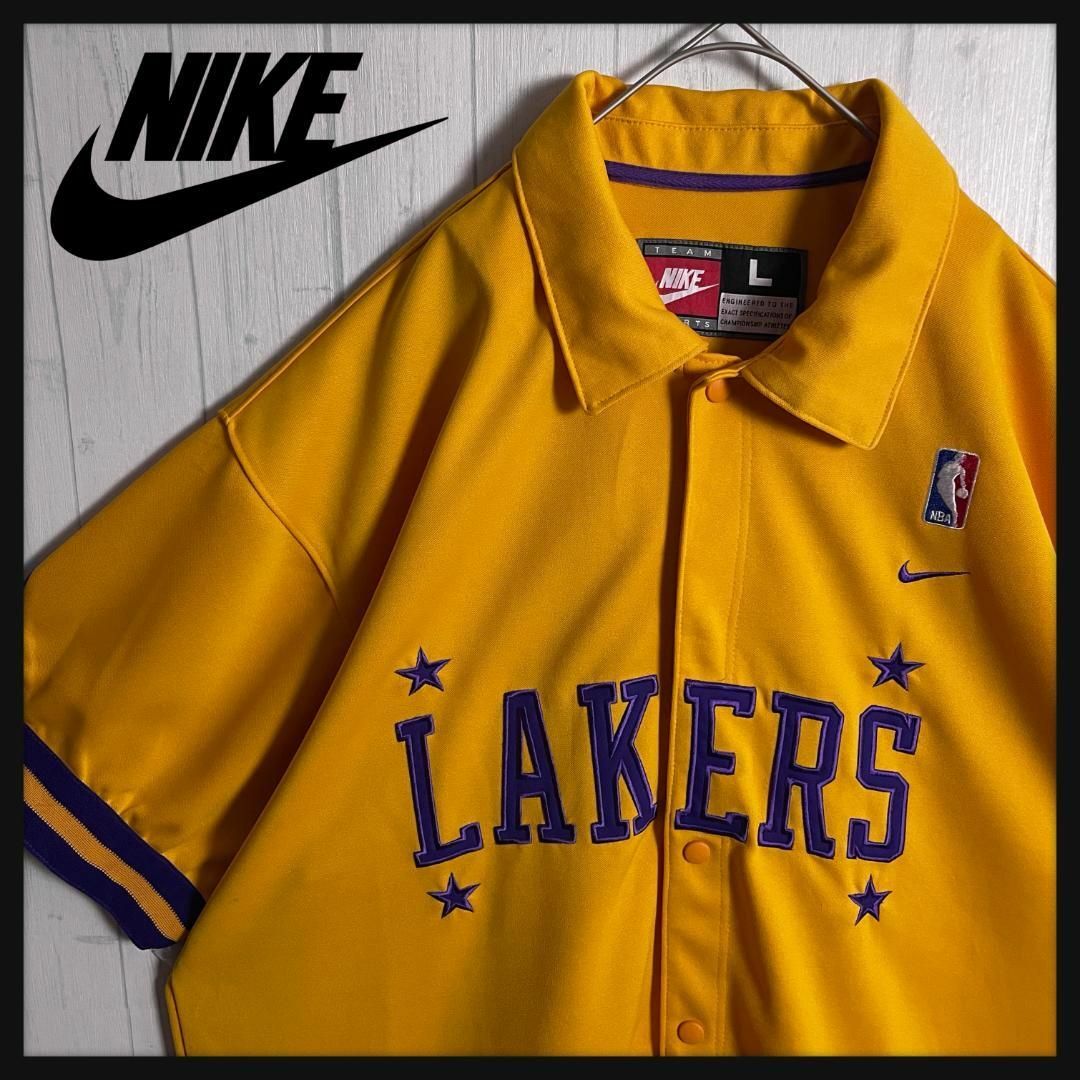 NIKE - 【希少レトロデザイン☆レイカーズ☆】ナイキ NBA刺繍 NIKE - 【希少レトロデザイン☆レイカーズ☆】ナイキ NBA刺繍