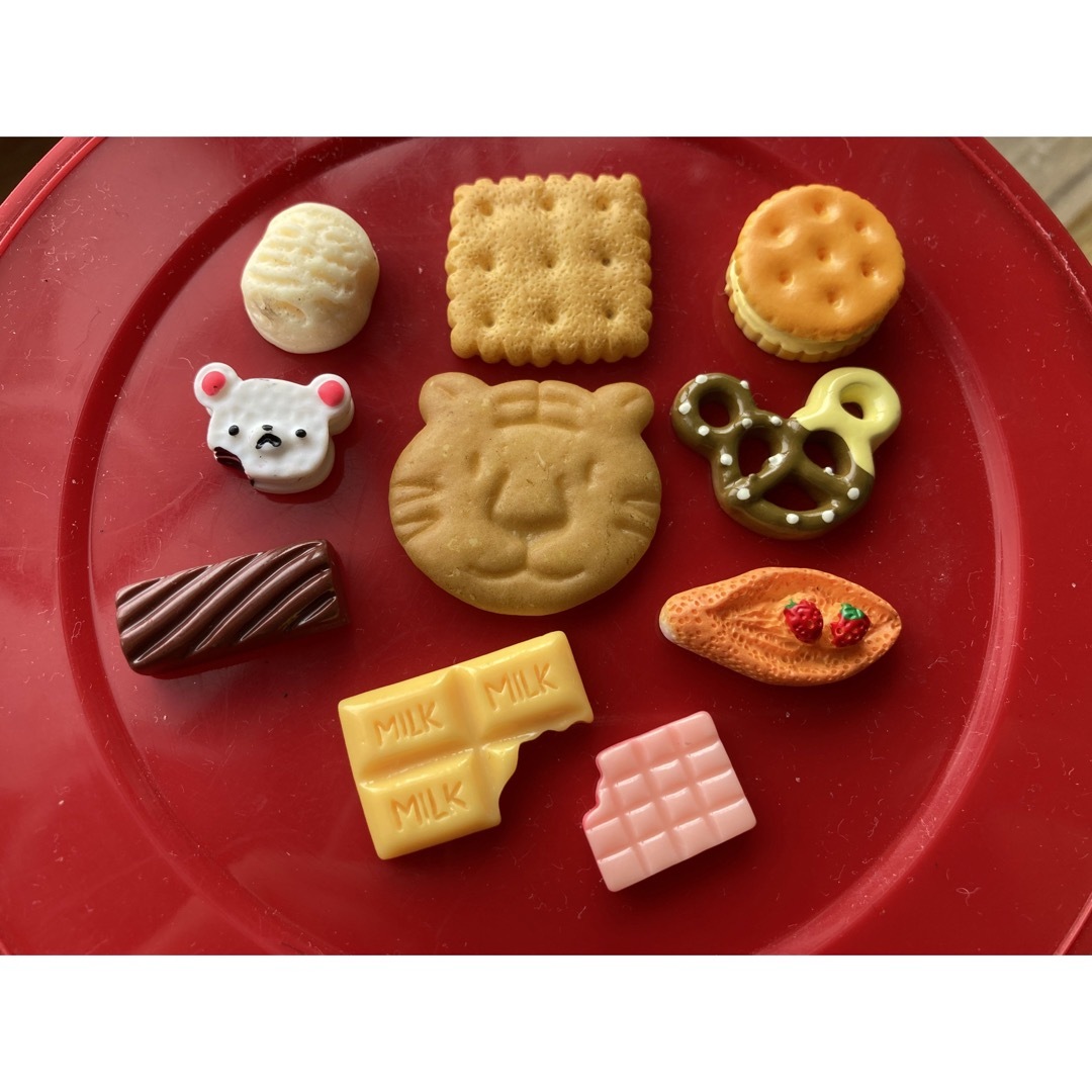 ミニチュア クッキー 10個まとめ売り ハンドメイドのおもちゃ(ミニチュア)の商品写真