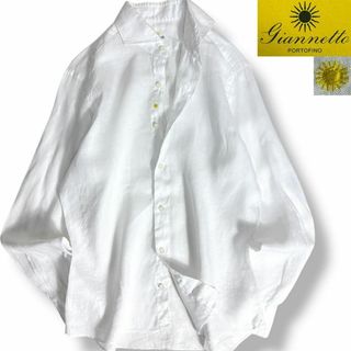GIANNETTO - J7276 美品 ジャンネット ホリゾンタルカラーリネン GIANNETTO - J7276 美品 ジャンネット ホリゾンタルカラーリネン
