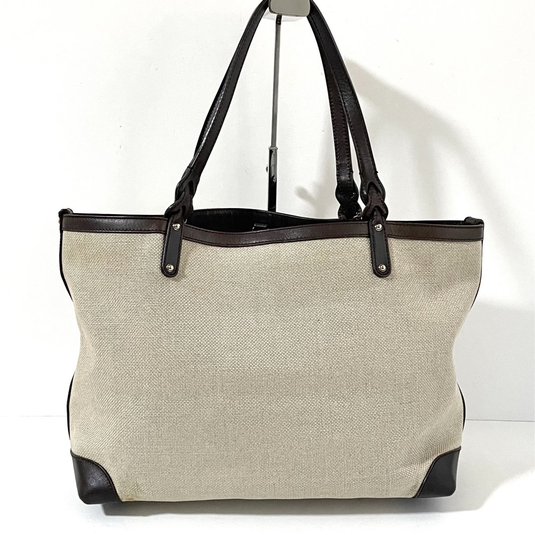 GUCCI - 【良品】GUCCI グッチ トートバッグ キャンバス×レザー GUCCI - 【良品】GUCCI グッチ トートバッグ キャンバス×レザー
