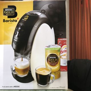 ネスレ(Nestle)の新品未使用  ゴールドブレンド バリスタ Barista 白(コーヒーメーカー)