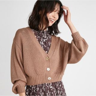 SNIDEL - ファーライクスリーブボリュームカーディガン SNIDEL - ファーライクスリーブボリュームカーディガン