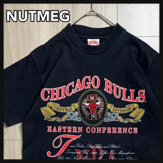 【最高ヴィンテージ☆シカゴブルズ】ナツメグミルズ NBA オールド Tシャツ(Tシャツ/カットソー(半袖/袖なし))
