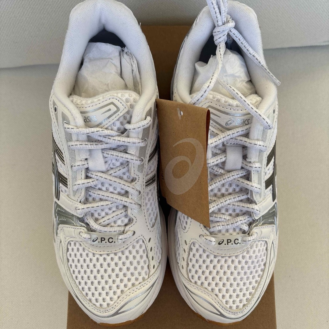 asics - A.P.C./アーペーセー GEL KAYANO 24.5 ホワイト asics - A.P.C./アーペーセー GEL KAYANO 24.5 ホワイト