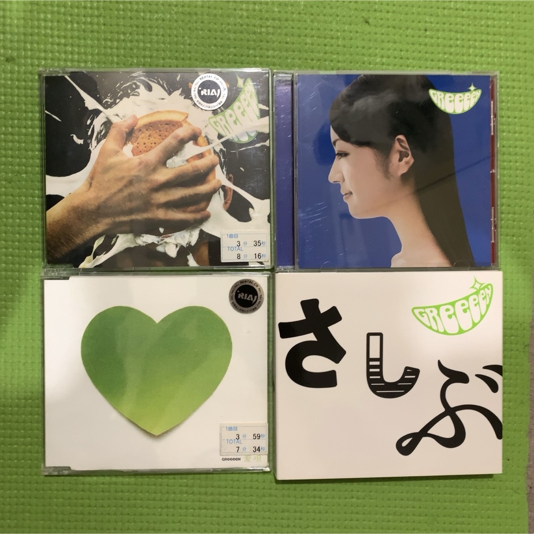 グリーンCD4枚セット GREEEEN 一部レンタル落ち 初回限定DVD付 エンタメ/ホビーのCD(ポップス/ロック(邦楽))の商品写真