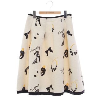 PRADA - 【美品】PRADA カシミア混 フレア スカートの通販 by PRADA - 【美品】PRADA カシミア混 フレア スカートの通販 by