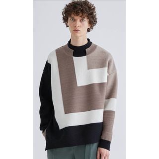 STUDIOUS - 【美品】クルニ STUDIOUS別注 カラーブロック STUDIOUS - 【美品】クルニ STUDIOUS別注 カラーブロック