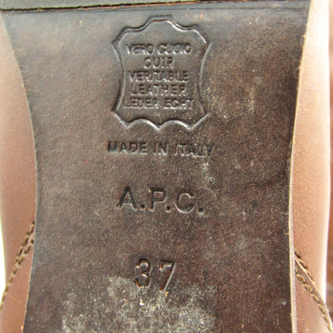 A.P.C - アーペーセー ブーツ 本革 レザー ブランド シューズ 靴 A.P.C - アーペーセー ブーツ 本革 レザー ブランド シューズ 靴