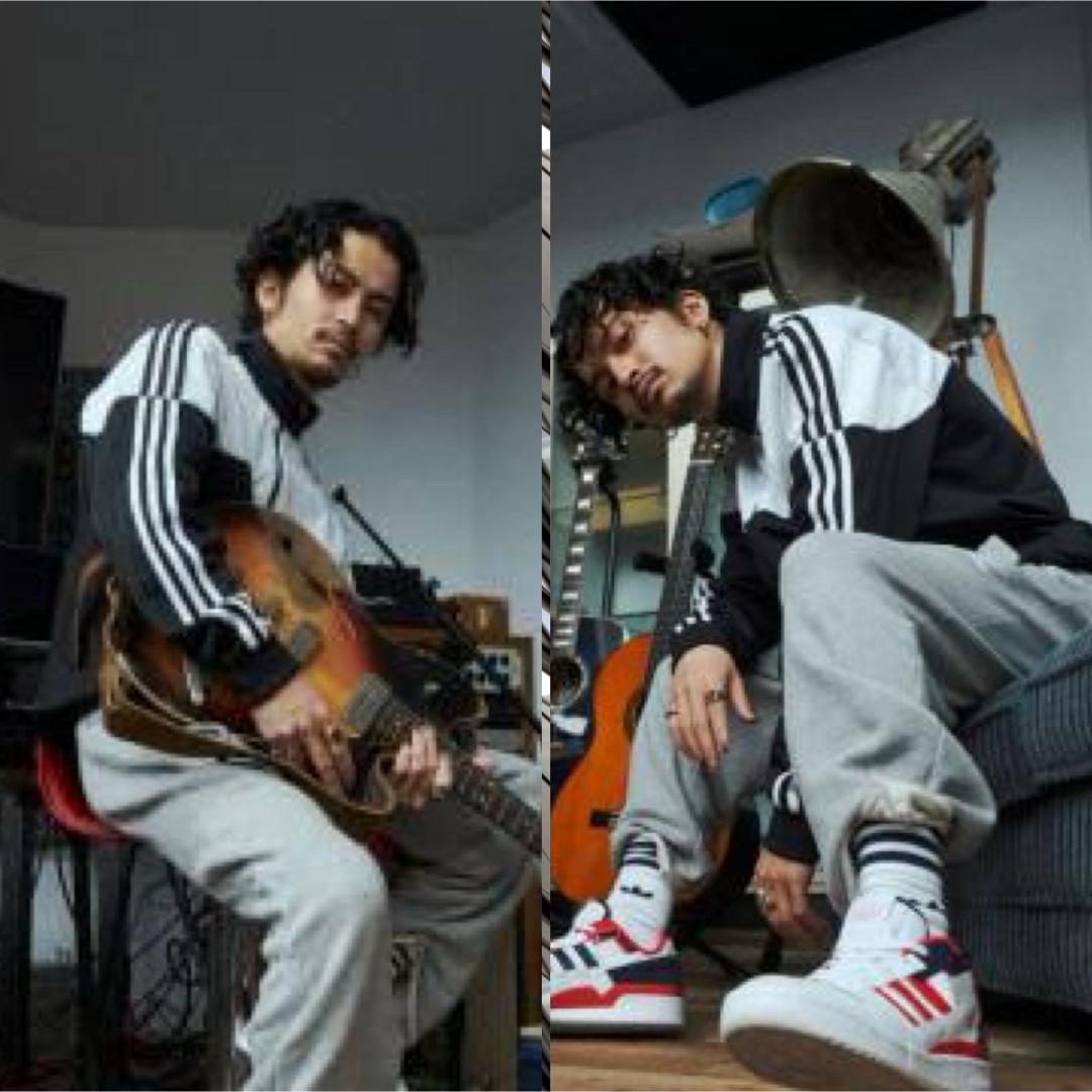 adidas - 常田大希着用 adidas Split Firebird TT Jersey Sの adidas - 常田大希着用 adidas Split Firebird TT Jersey Sの