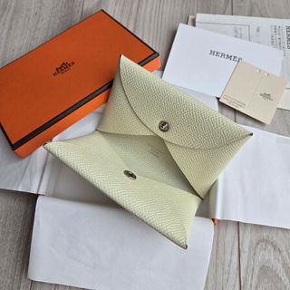 HERMES - エルメス ケリーウォレット ロング □ C刻印 セレスト HERMES - エルメス ケリーウォレット ロング □ C刻印 セレスト