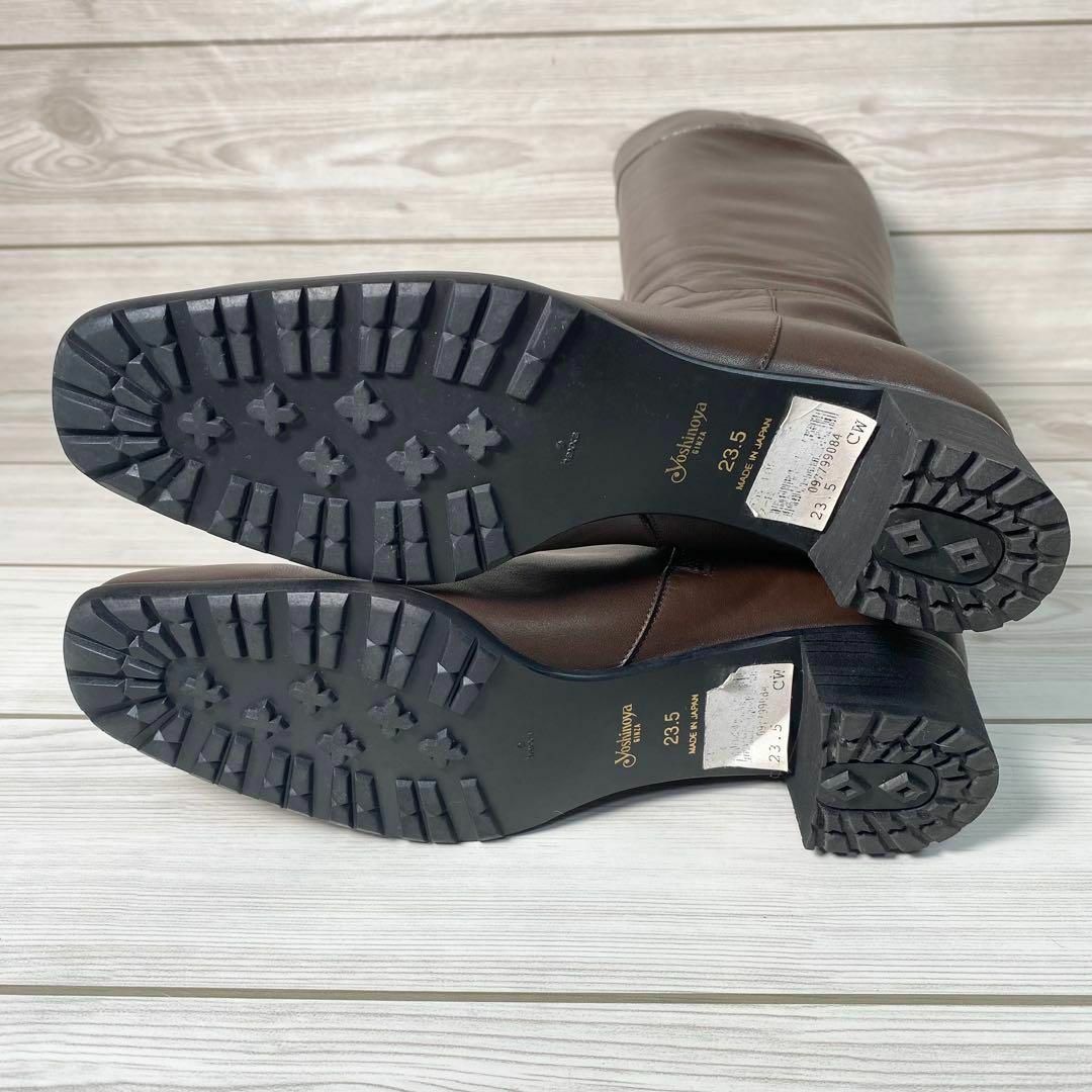 銀座ヨシノヤ - 934【美品】銀座ヨシノヤ ロングブーツ サイド 銀座ヨシノヤ - 934【美品】銀座ヨシノヤ ロングブーツ サイド