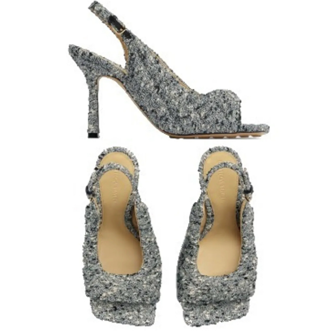 BOTTEGA VENETA - ボッテガヴェネタ パデッド スリングバック BOTTEGA VENETA - ボッテガヴェネタ パデッド スリングバック
