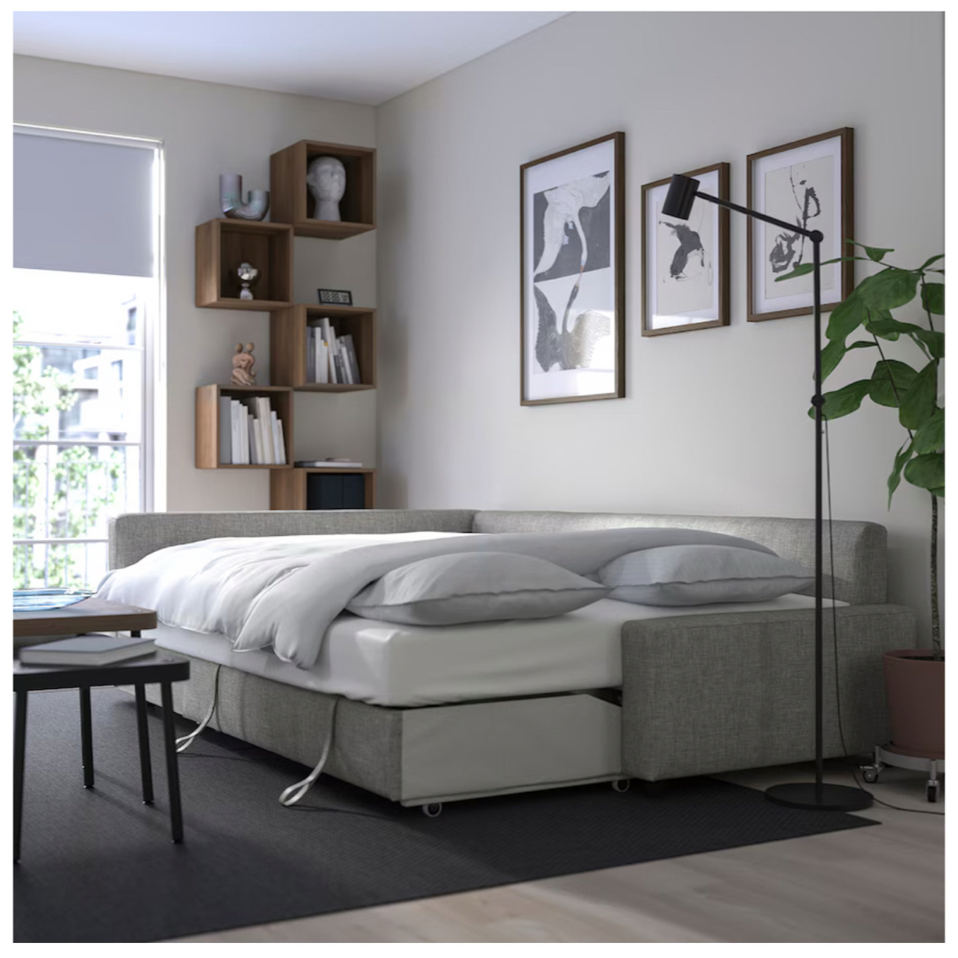 IKEA - 【美品】IKEA ソファベッド FRIHETEN フリーヘーテンの IKEA - 【美品】IKEA ソファベッド FRIHETEN フリーヘーテンの