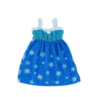 アナトユキノジョオウ(アナと雪の女王)の【新品】エルサ  キッズバスドレス タオルドレス(タオル/バス用品)