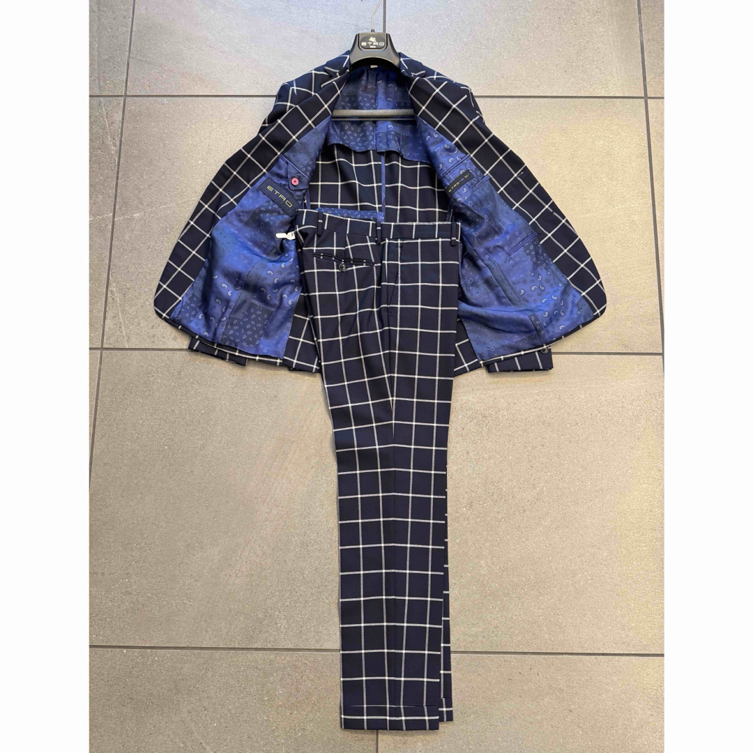 ETRO - 国内正規品☆ETRO エトロ 春夏チェック シングルスーツ ETRO - 国内正規品☆ETRO エトロ 春夏チェック シングルスーツ
