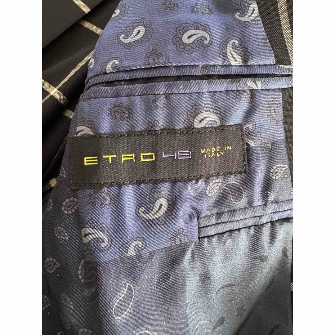 ETRO - 国内正規品☆ETRO エトロ 春夏チェック シングルスーツ ETRO - 国内正規品☆ETRO エトロ 春夏チェック シングルスーツ