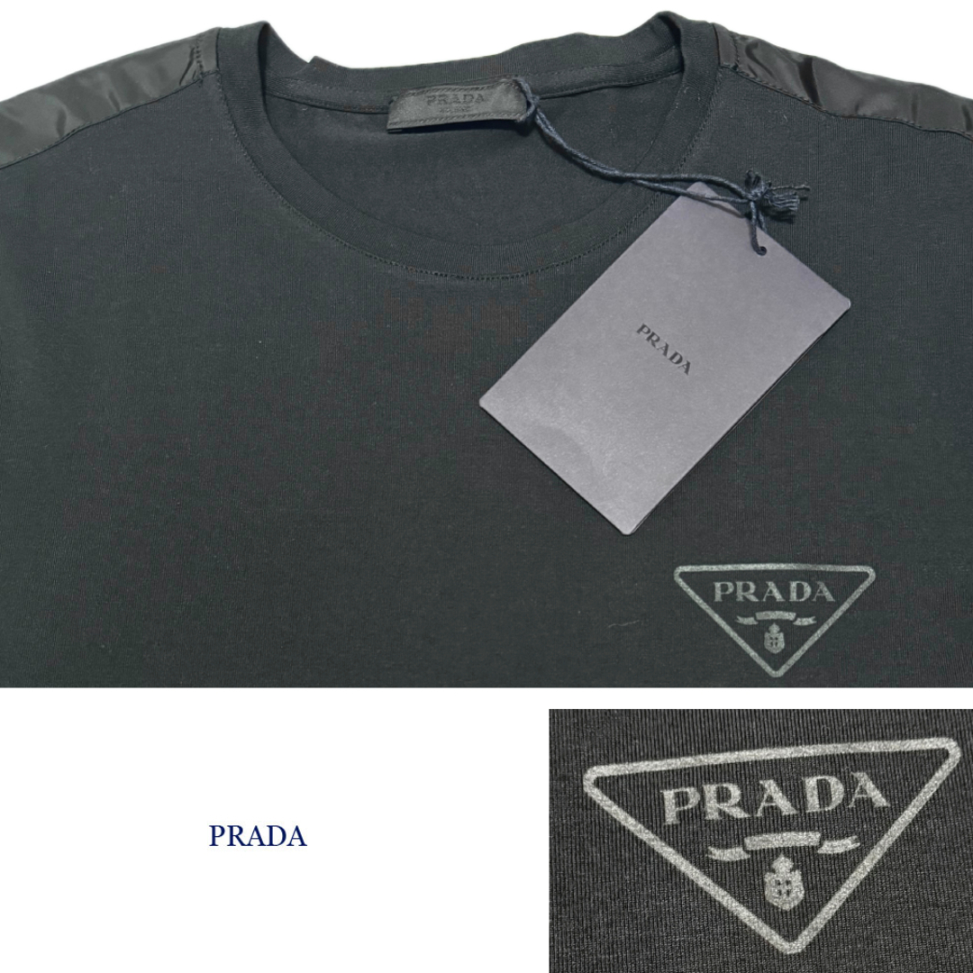Prada ロゴ Tシャツ | ブラック | FARFETCH JP