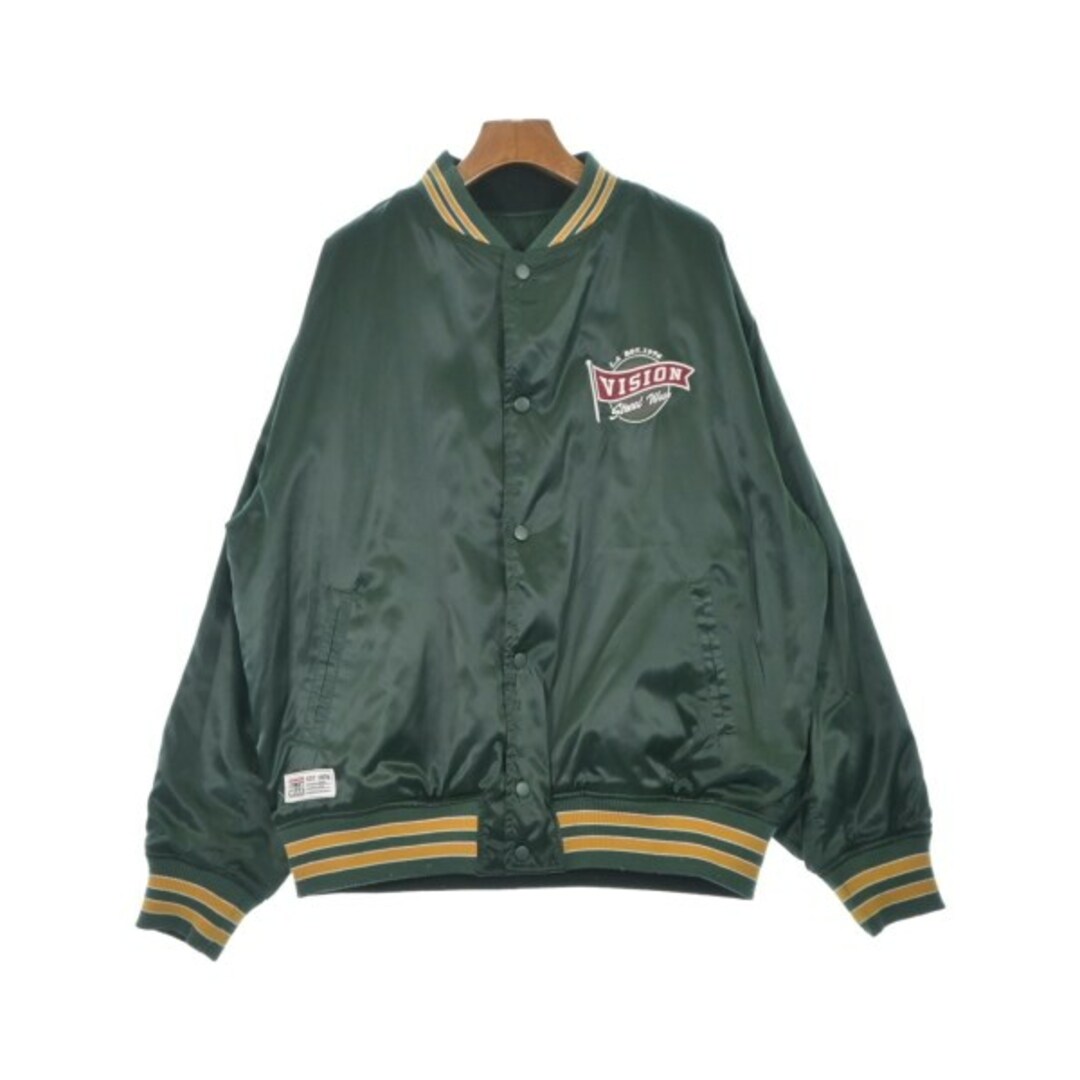 VISION STREET WEAR - VISION STREET WEAR スタジャン M 緑 VISION STREET WEAR - VISION STREET WEAR スタジャン M 緑