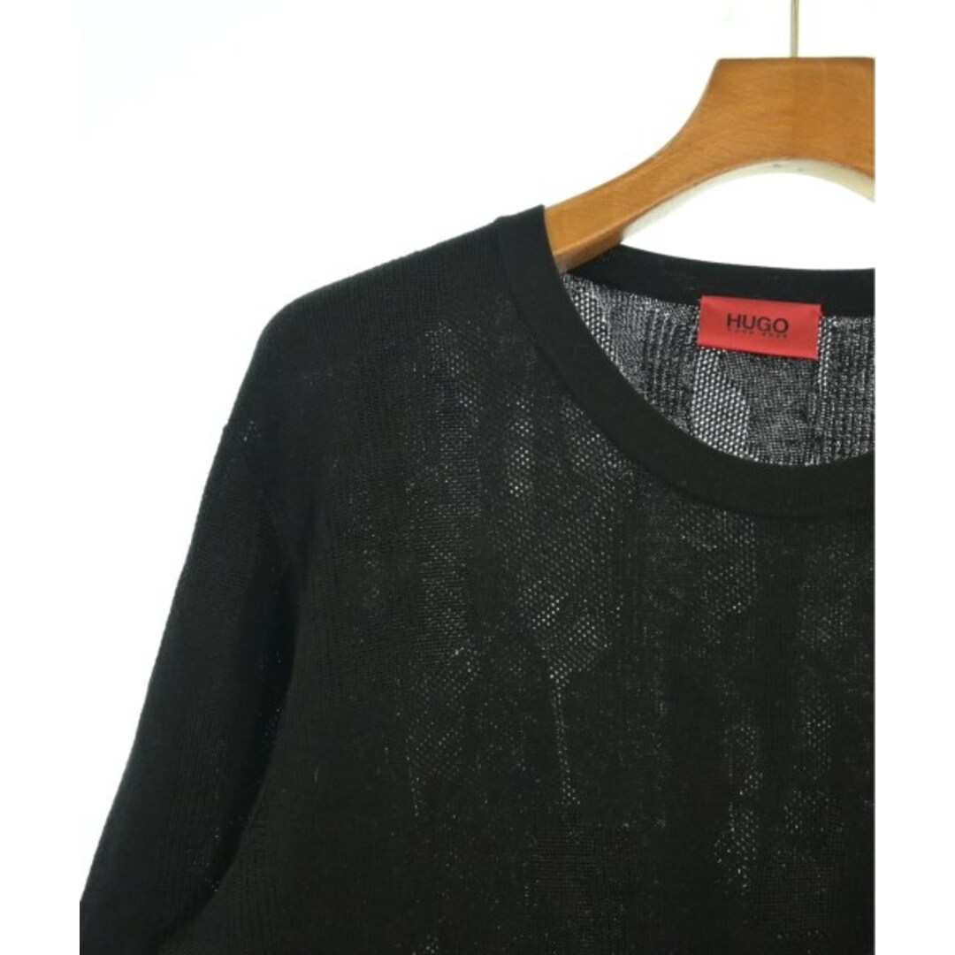 HUGO BOSS - HUGO BOSS ヒューゴボス ニット・セーター L 黒 HUGO BOSS - HUGO BOSS ヒューゴボス ニット・セーター L 黒
