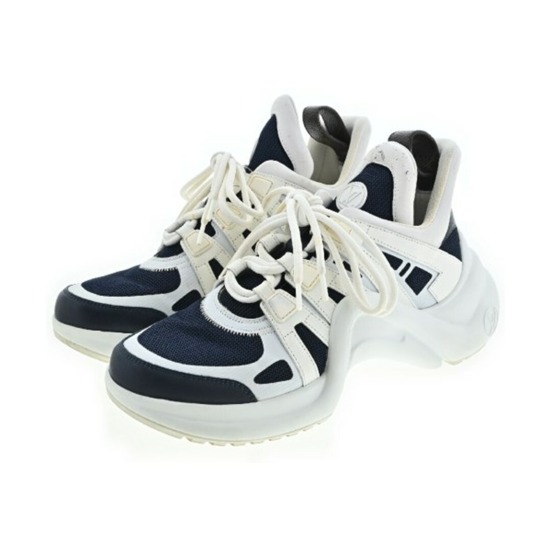 LOUIS VUITTON - LOUIS VUITTON スニーカー 39(25.5cm位) 白x黒 LOUIS VUITTON - LOUIS VUITTON スニーカー 39(25.5cm位) 白x黒