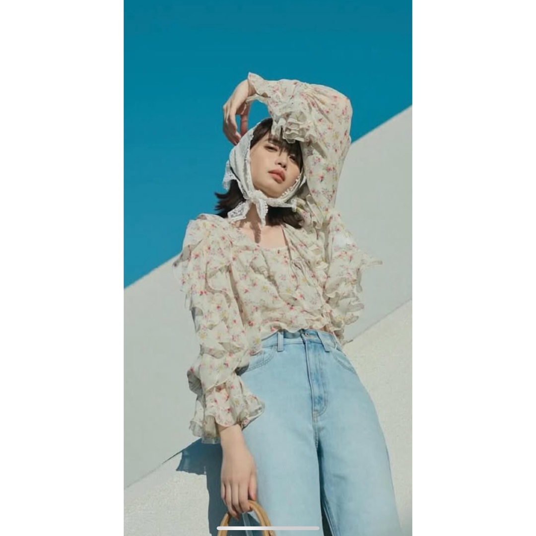 COCO DEAL - COCO DEAL⭐︎フラワープリントフリルカーディガン COCO DEAL - COCO DEAL⭐︎フラワープリントフリルカーディガン